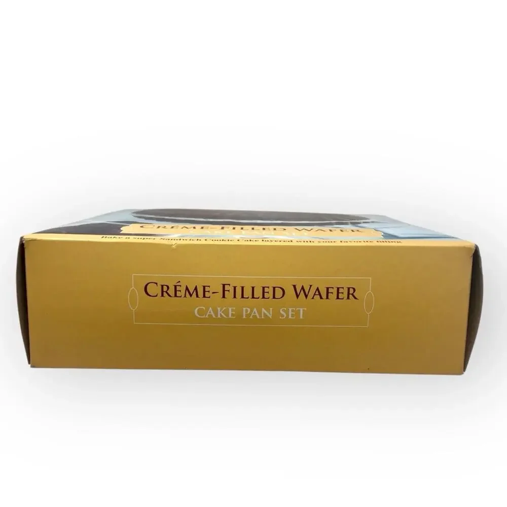 Nordic Ware Cake Pan Set Cream Filled Sandwich Cookie Wafer with Box
